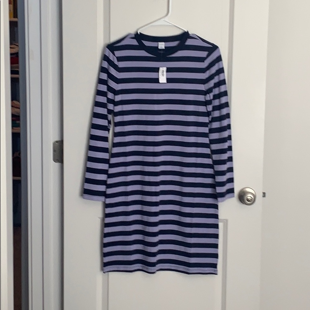 Striped T-shirt dress